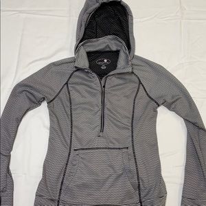 Tangerine quarter zip pullover